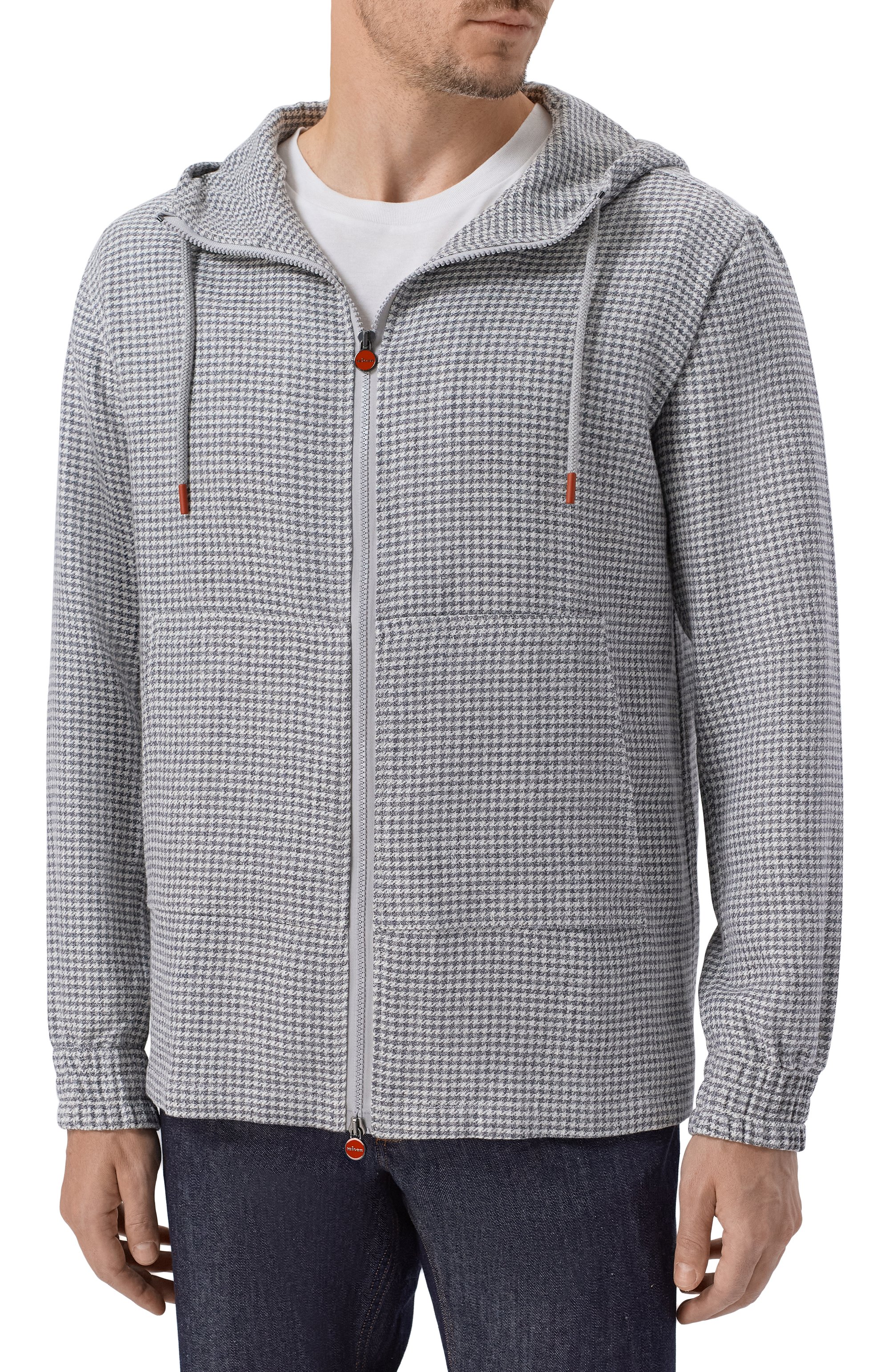 Куртка-рубашка изо льна и шелка KITON, арт. UMC010K0631G09, фото 3