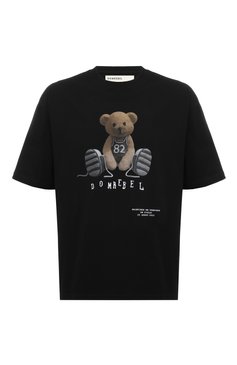 Мужская хлопковая футболка DOMREBEL черного цвета, арт. GAMETIME/T-SHIRT | Фото 1 (Рукава: Короткие; Длина (для топов): Стандартные; Стили: Гранж; Принт: С принтом; Материал сплава: Проставлено; Материал внешний: Хлопок; Драгоценные камни: Проставлено)