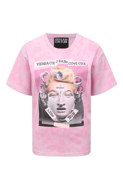 Женская хлопковая футболка VERSACE JEANS COUTURE, арт. B2HWA7VA-WDP614 1 H. REILLY/30444