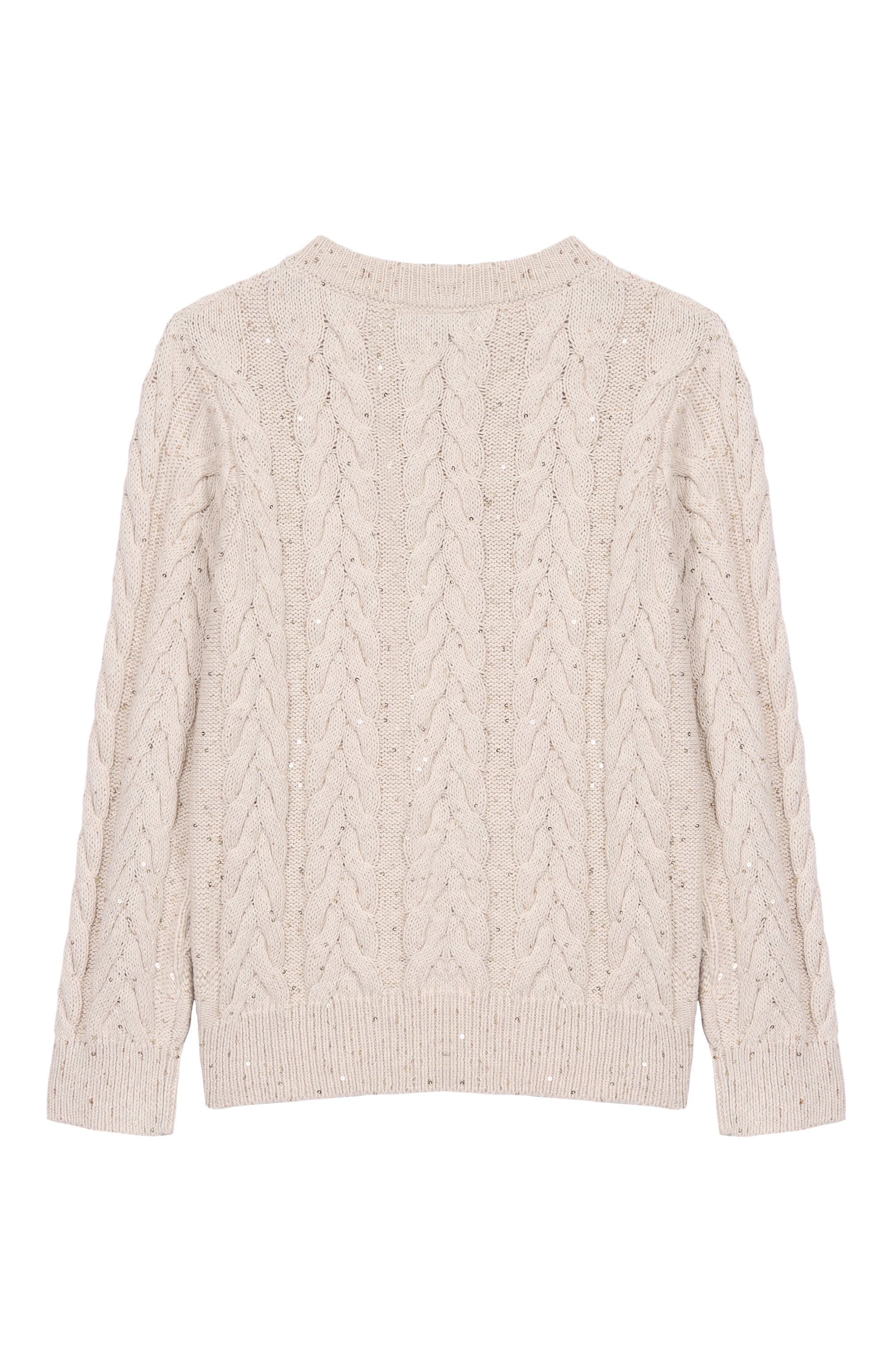 Хлопковый пуловер BRUNELLO CUCINELLI, арт. BDVM72200A, фото 2