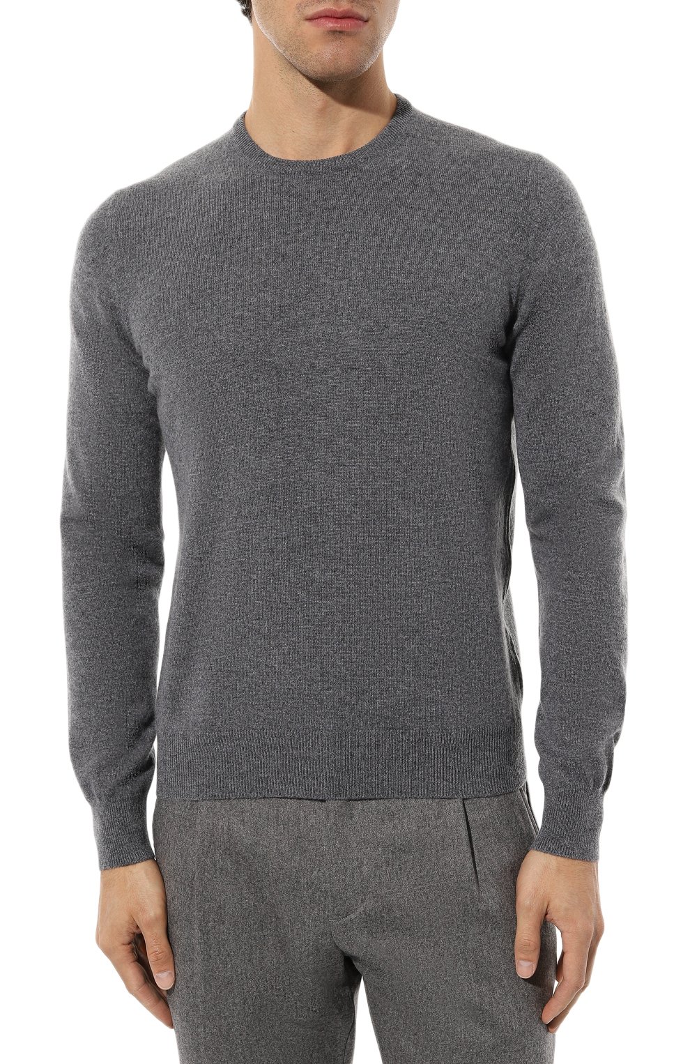 Кашемировый джемпер GRAN SASSO темно-серого цвета по цене 53550 руб., арт. 55167/15590, фото 3 Кашемировый джемпер GRAN SASSO, арт. 55167/15590, фото 3