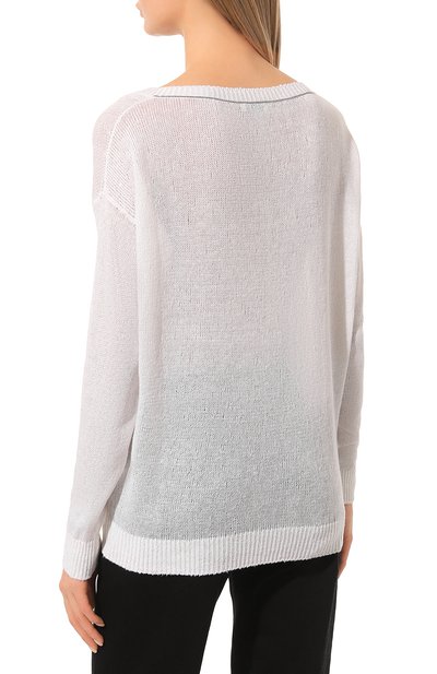 Пуловер изо льна и шелка BRUNELLO CUCINELLI, арт. M1000B1033, фото 4