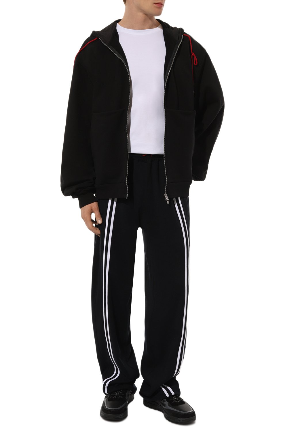 Хлопковая толстовка WHO_AM, арт. MZ1-P241-BLK/F, фото 2