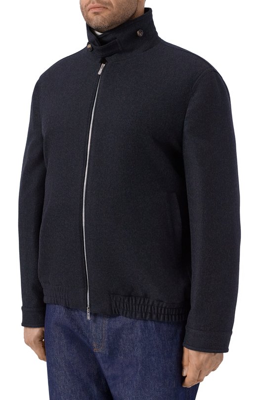 Шерстяной бомбер Brunello Cucinelli MY4966379 Чёрный  MY4966379 Фото 6