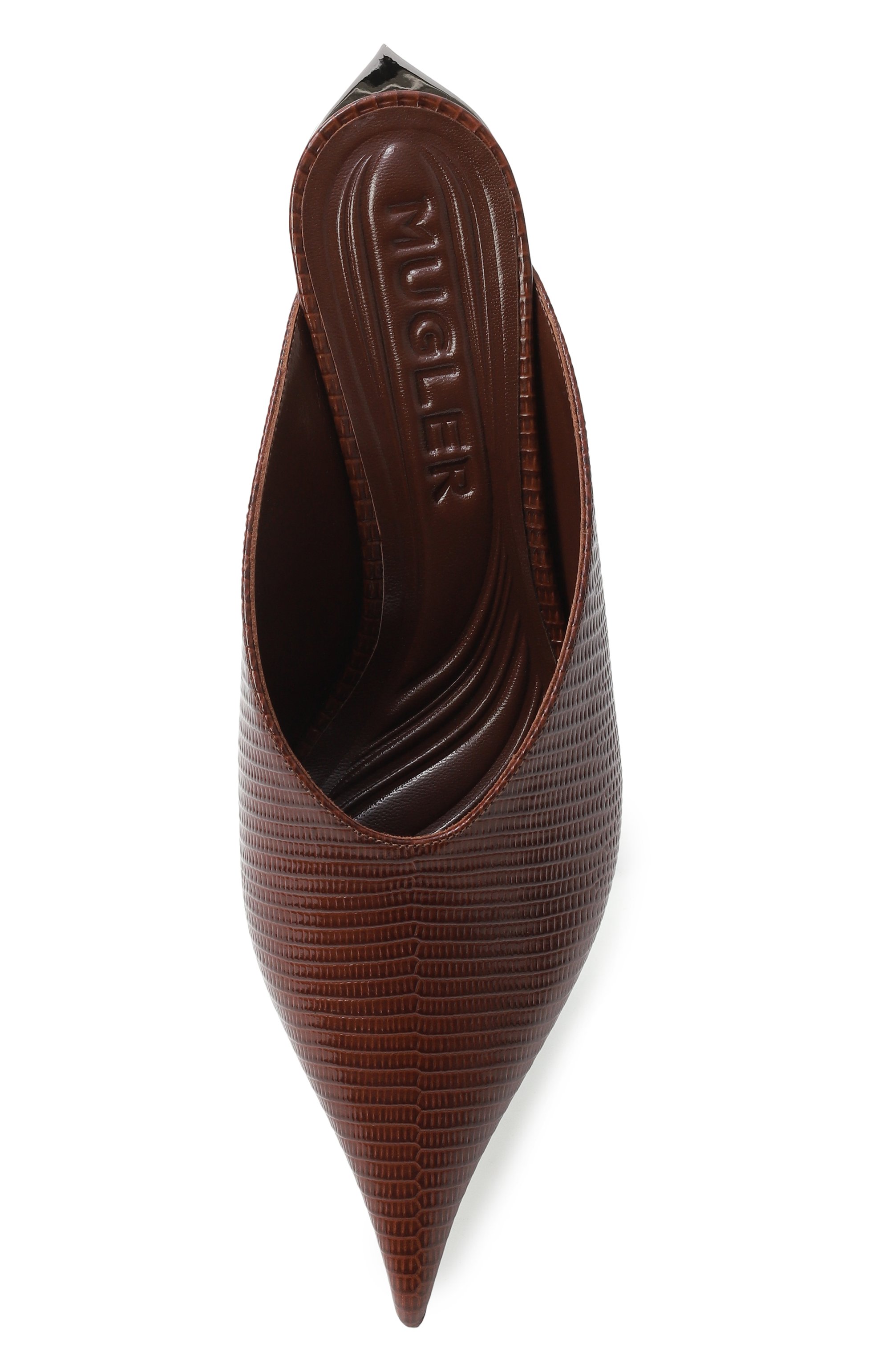 Кожаные мюли fang 55 MUGLER, арт. MUWSS25SC021_SF044, фото 6