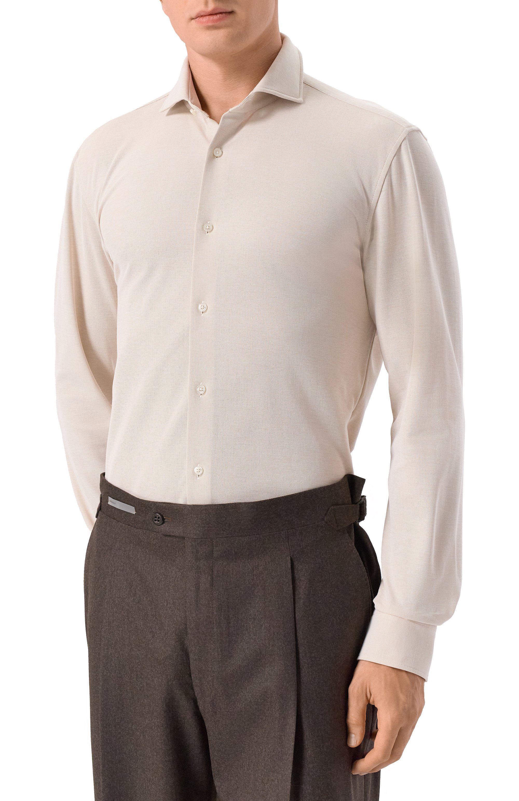 Хлопковая рубашка BOSS, арт. 50527675, фото 3