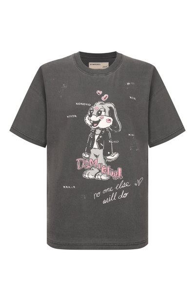 Женская хлопковая футболка DOMREBEL, арт. SMITTEN/T-SHIRT