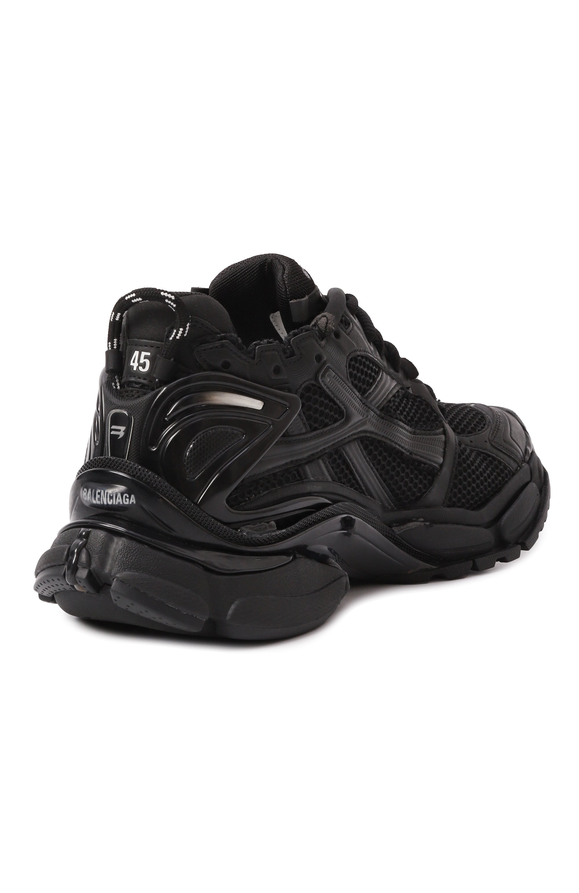 Текстильные кроссовки runner BALENCIAGA черного цвета по цене 120500 руб., арт. 772774/W3RBT, фото 5 Текстильные кроссовки runner BALENCIAGA, арт. 772774/W3RBT, фото 5