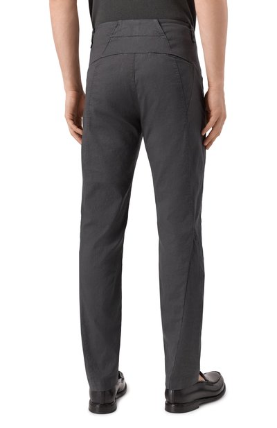 Брюки из хлопка и льна TRANSIT, арт. CFUTRZE140, фото 4