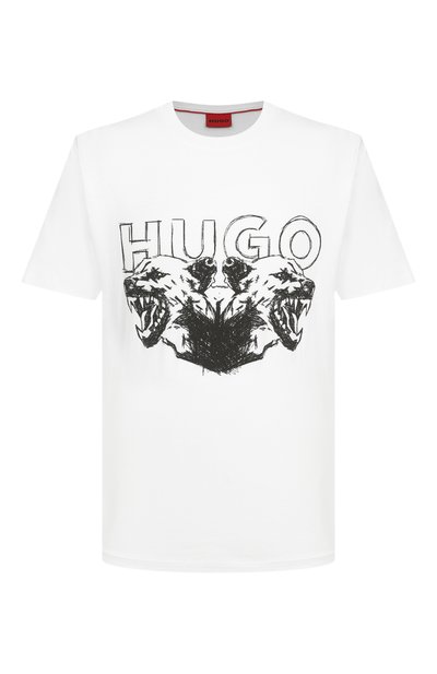 Мужская хлопковая футболка HUGO, арт. 50538257