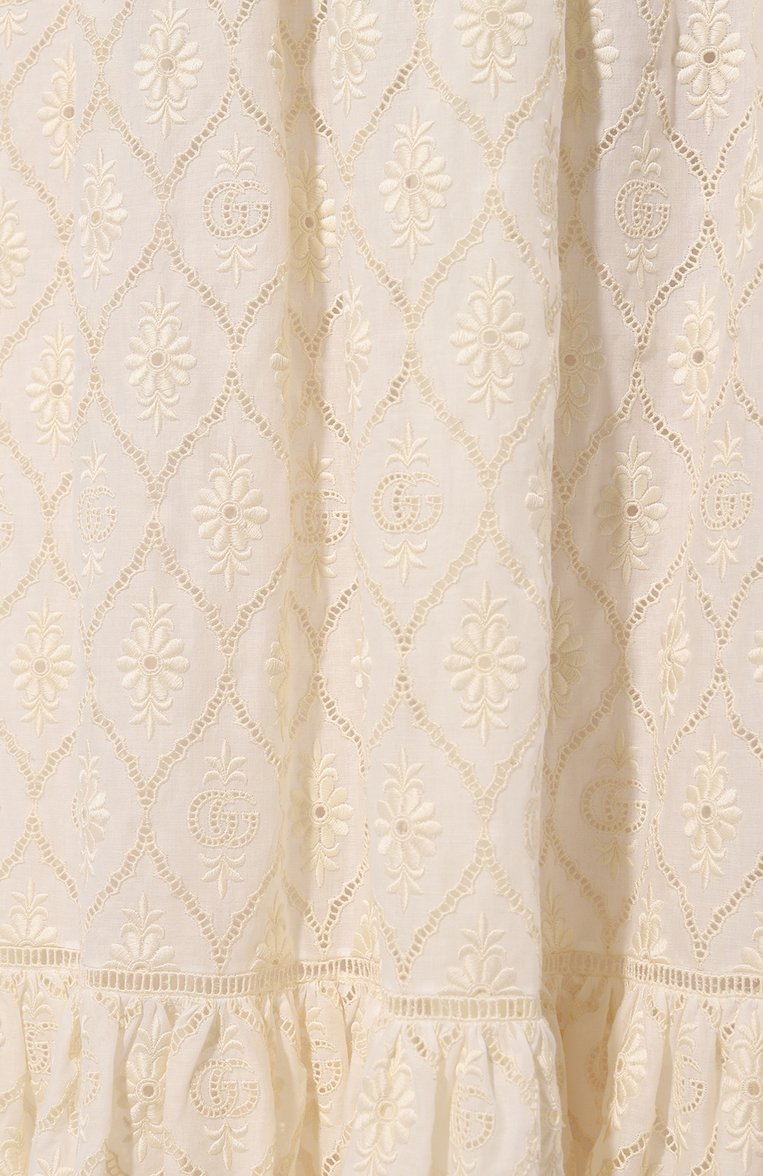Хлопковое платье GUCCI, арт. 744893/ZANT1, фото 1