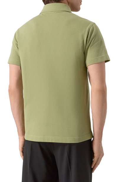 Хлопковое поло BURBERRY, арт. 8105140, фото 4