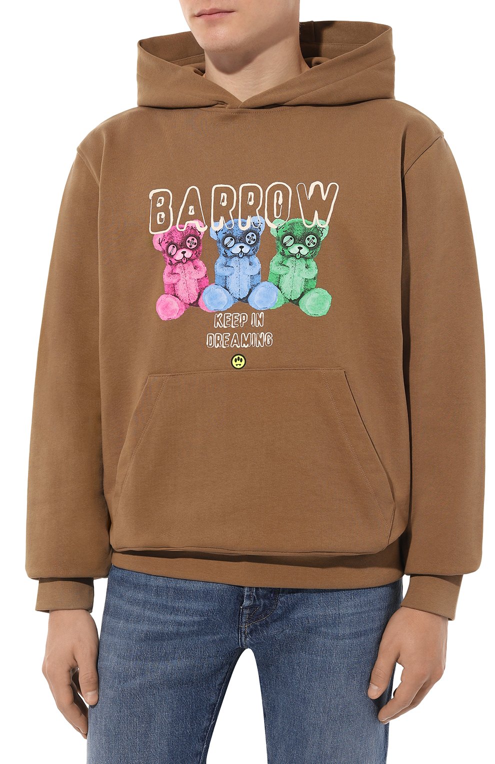 Хлопковое худи BARROW, арт. F4BWMAHS041, фото 3