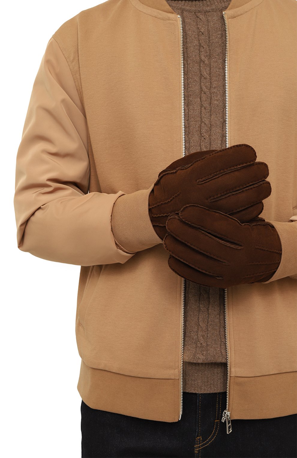 Перчатки из овчины CORNELIANI, арт. 94Q317-9420579, фото 2