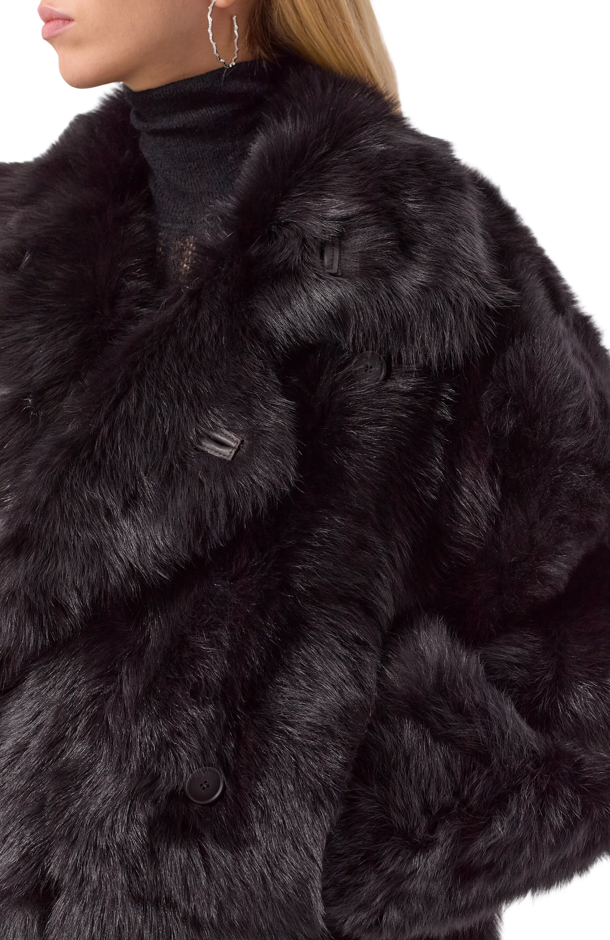 Двусторонняя дубленка из овчины PETAR PETROV, арт. F25FM3/SHEARLING, фото 5