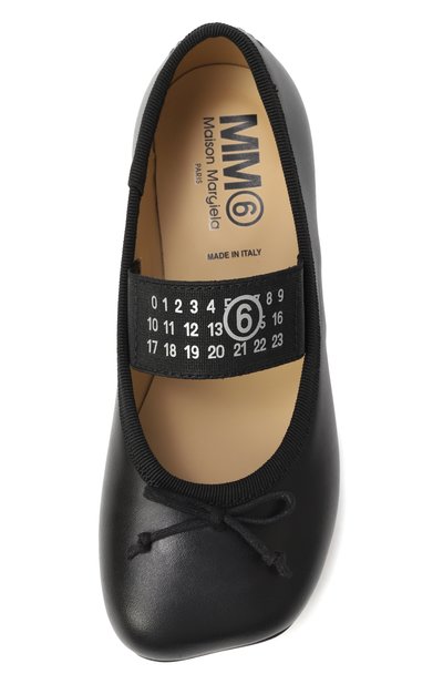 Кожаные балетки MM6, арт. 80972/28-35, фото 4