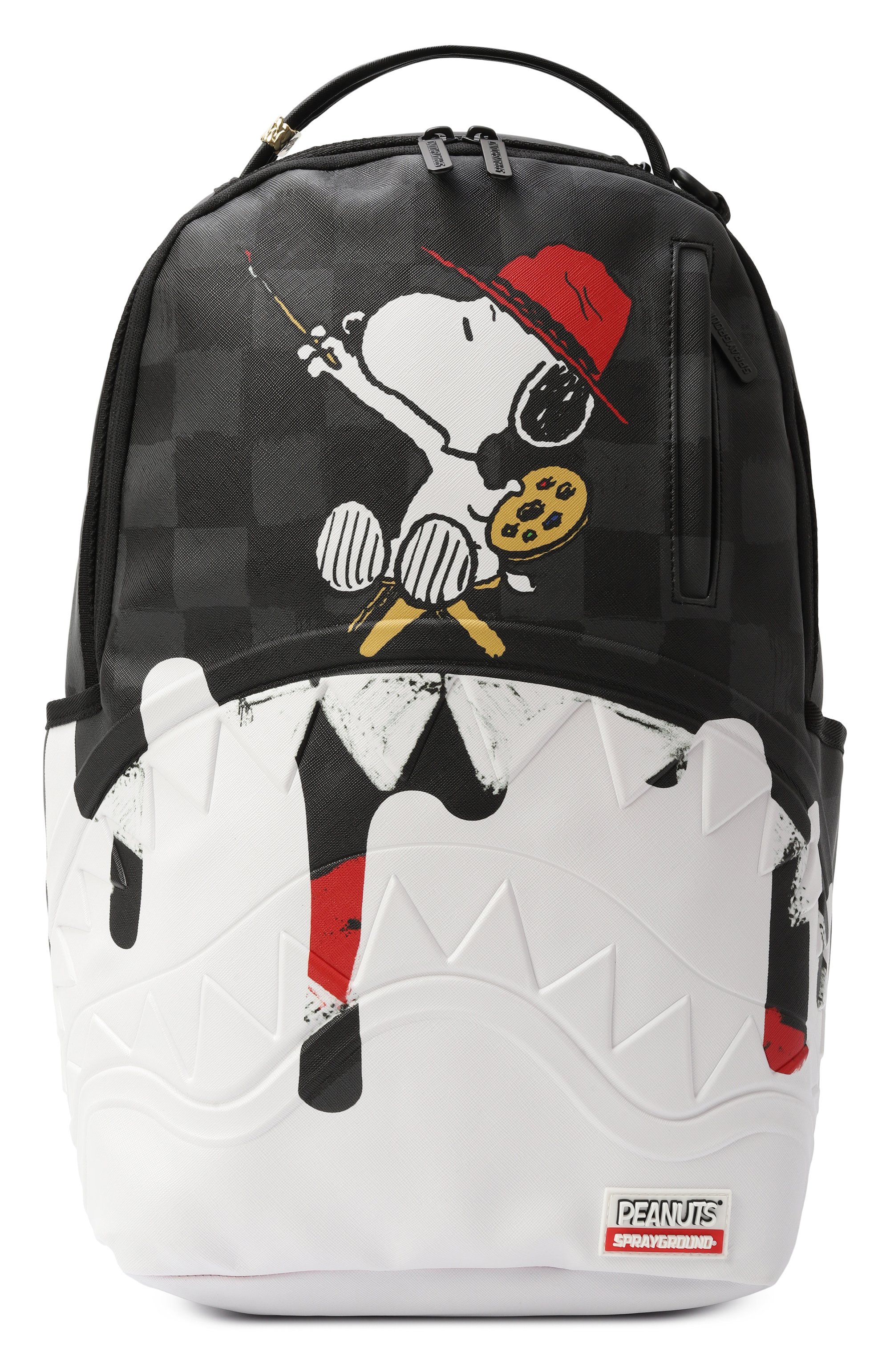Черно-белый детский рюкзак snoopy art bite dlxsv SPRAYGROUND