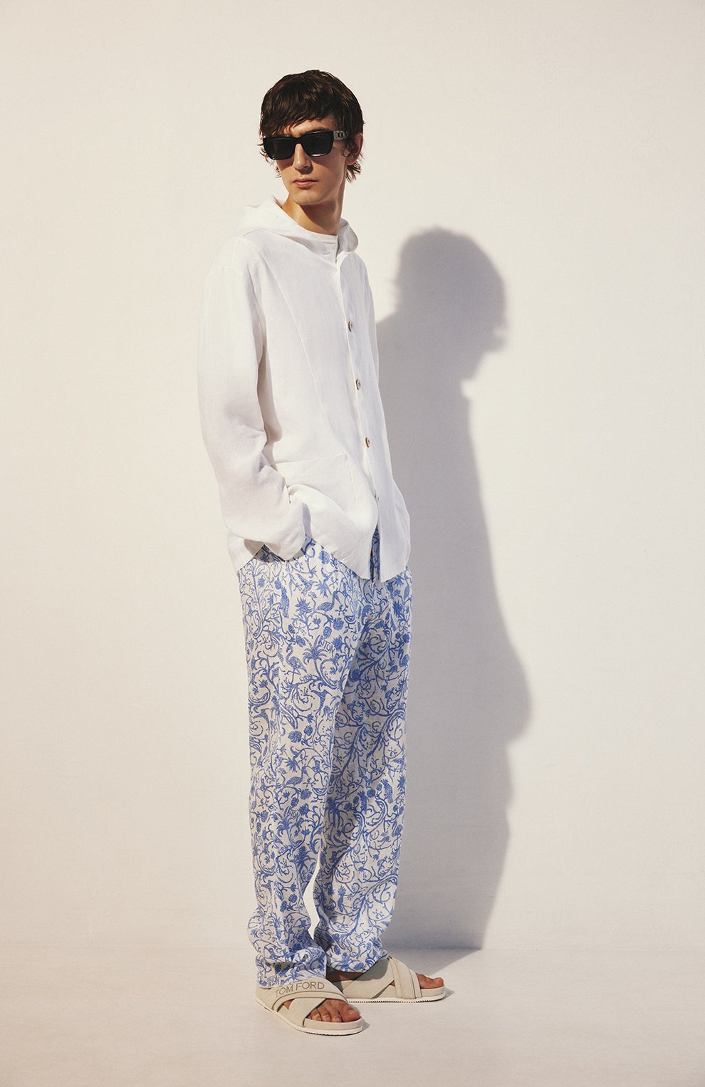 Льняные брюки KITON, арт. UPN001H08902, фото 6