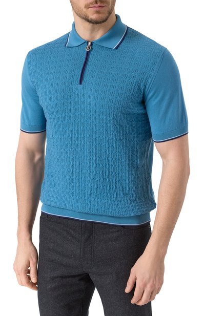 Хлопковое поло STEFANO RICCI, арт. K212032P31/F25297, фото 3