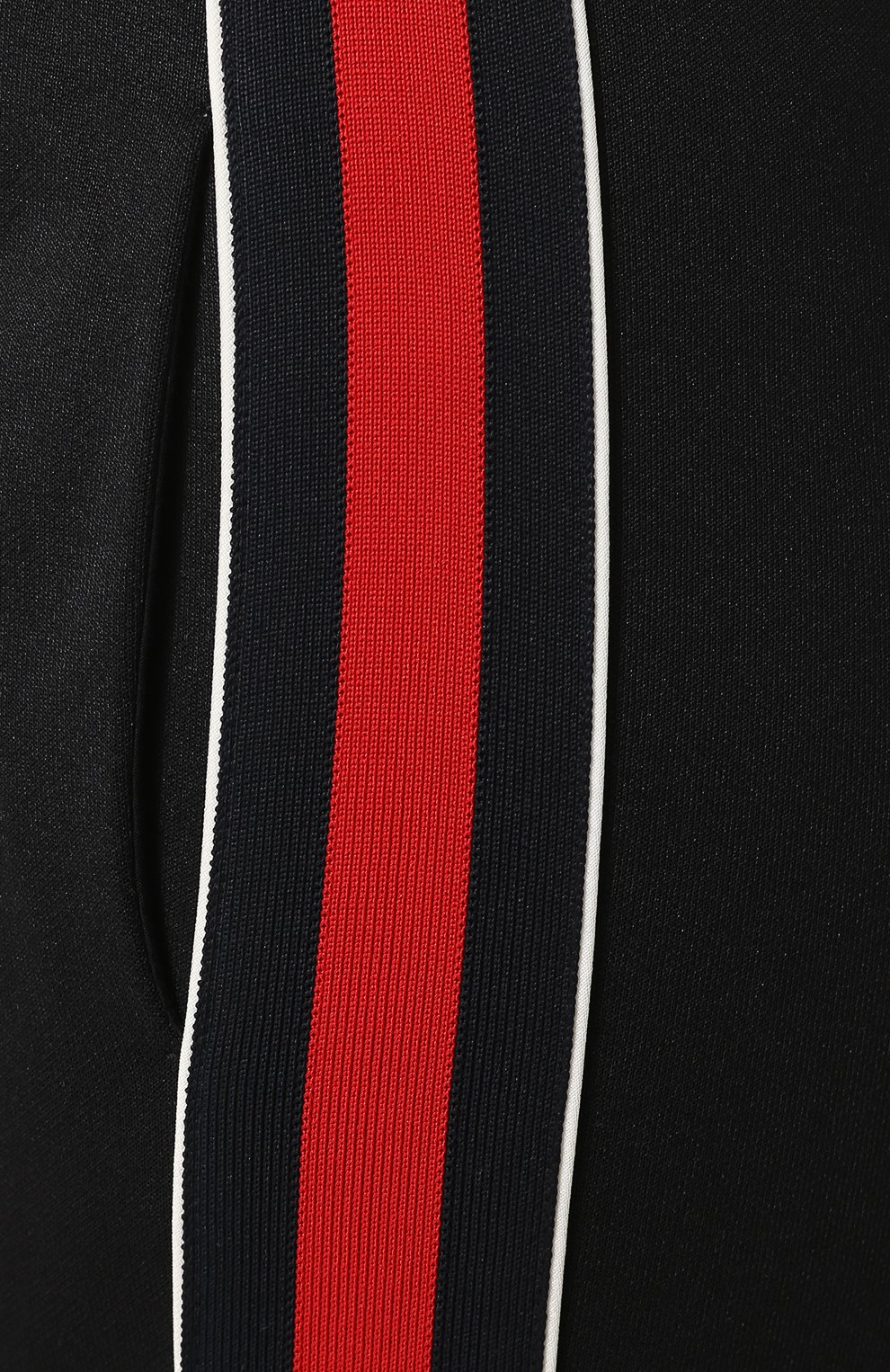 Укороченные брюки с эластичным поясом и контрастными лампасами GUCCI, арт. 479532/X9C09, фото 5