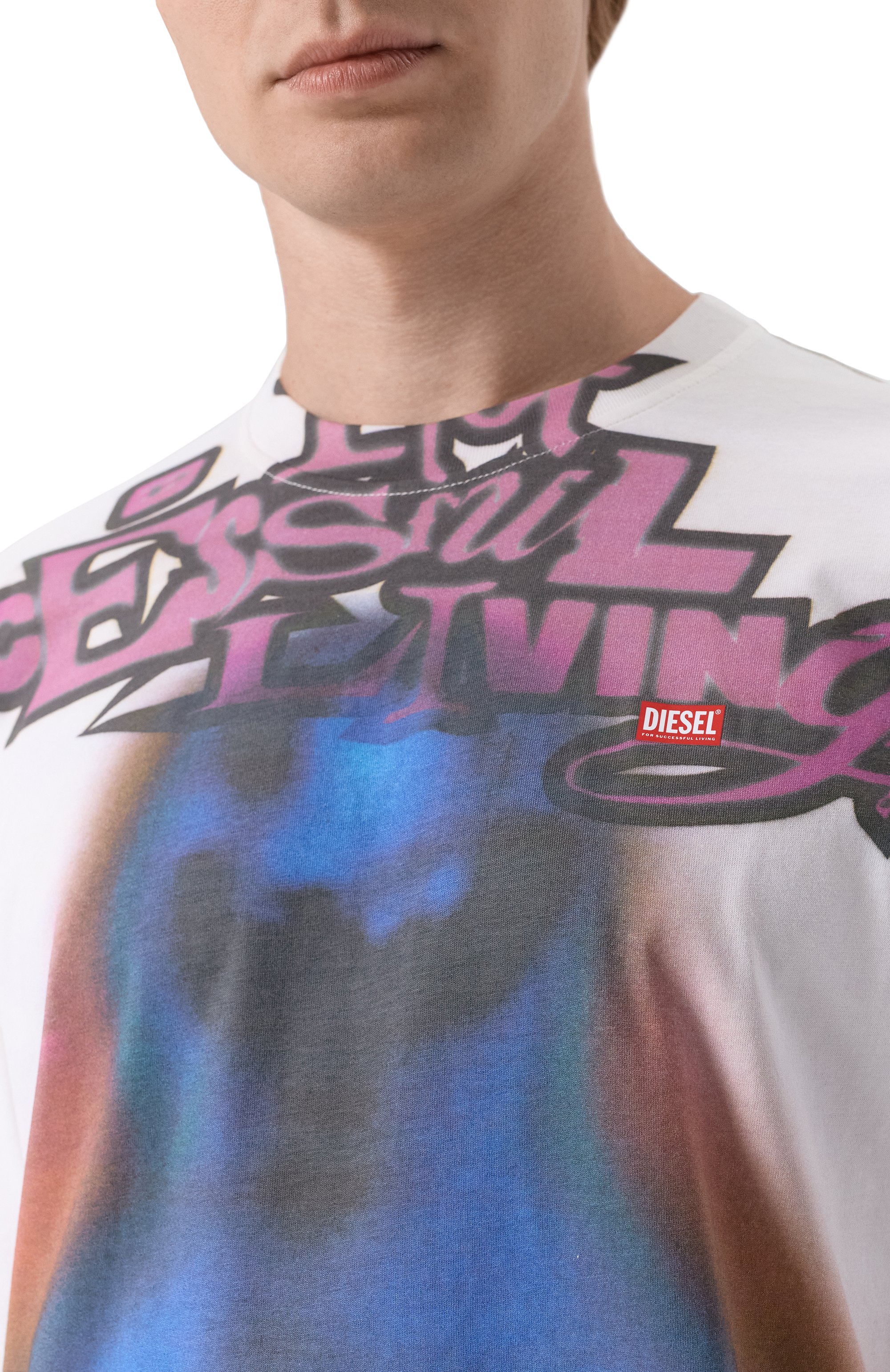 Хлопковая футболка DIESEL, арт. A20945/0PLAT, фото 5