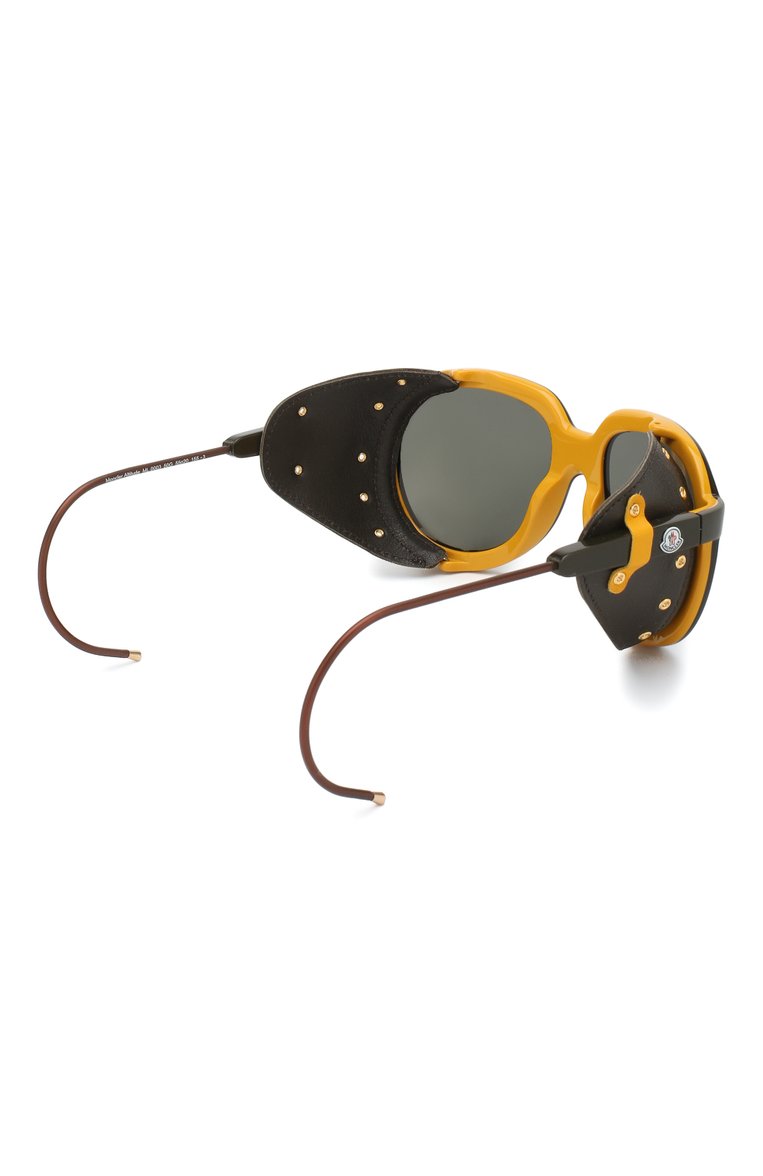 Женские солнцезащитные очки MONCLER черного цвета, арт. 0003 50G | Фото 3 (Региональные ограничения белый список (Axapta Mercury): Не проставлено, RU; Нос: Не проставлено; Тип очков: С/з; Ювелирные украшения: Назначено)
