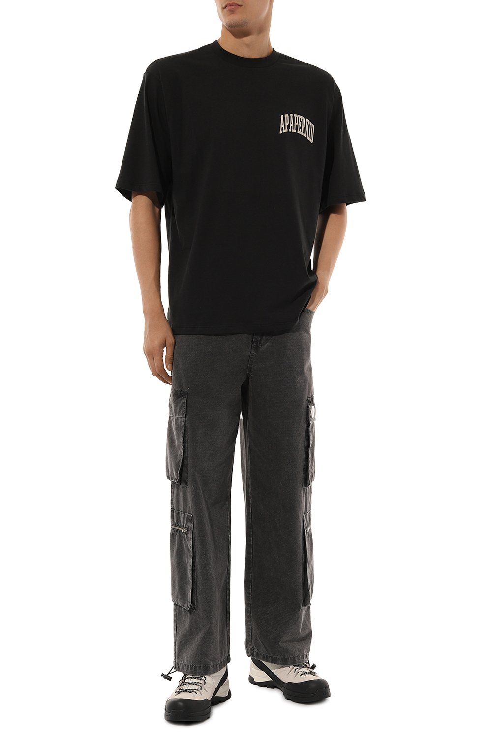 Хлопковые брюки-карго DIEGO VENTURINO, арт. D3W4PNTCRGRIPBASIC, фото 2