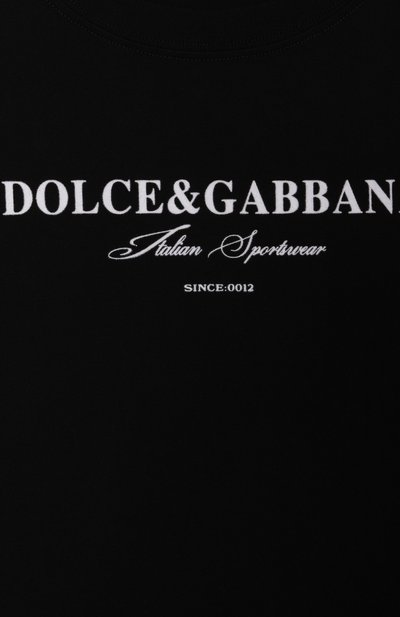 Хлопковая футболка DOLCE & GABBANA, арт. L4JTHU/G7PBN/8-12+, фото 3
