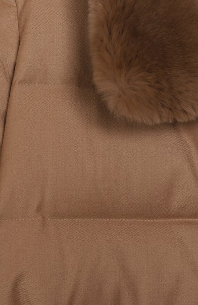 Комплект из пуховика и варежек YVES SALOMON ENFANT, арт. 26WEM005XXW02W/12-14, фото 3