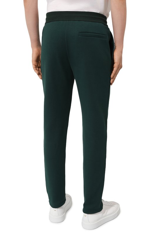 Хлопковые брюки Kiton UMKY010 Зелёный  UMKY010 Фото 4