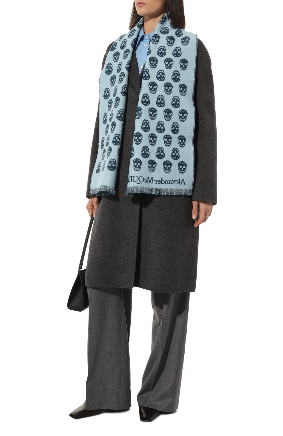 Шерстяной шарф ALEXANDER MCQUEEN, арт. 6244253200Q, фото 3