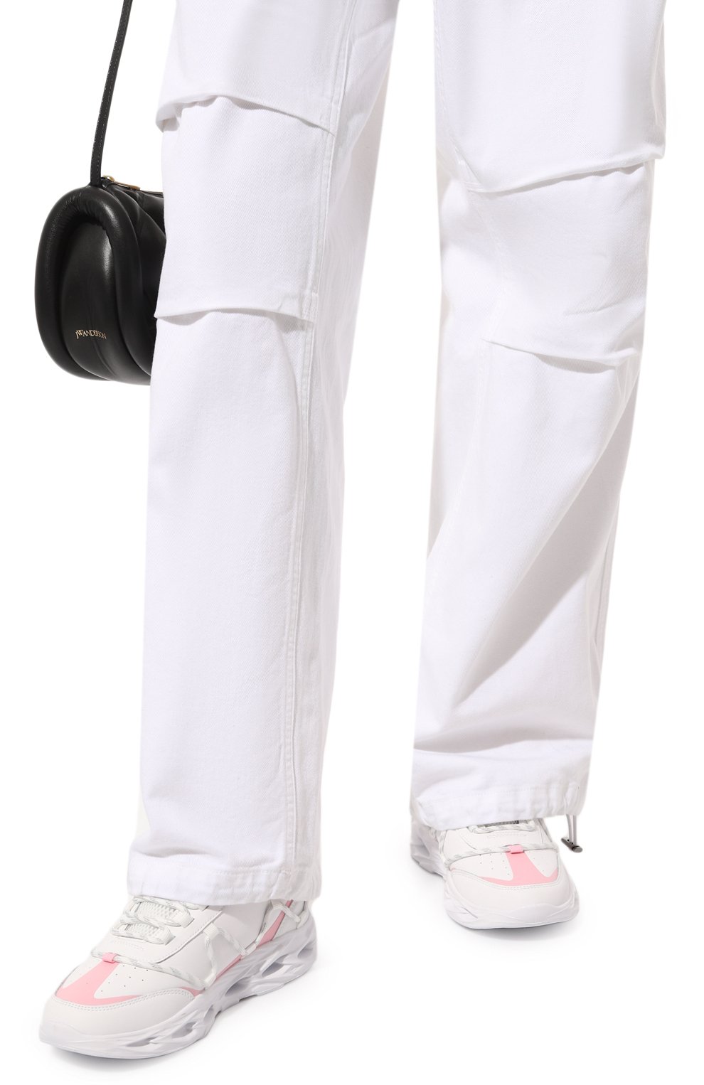 Кожаные кроссовки VERSACE JEANS COUTURE, арт. 74VA3SS2/ZP216,  фото 3