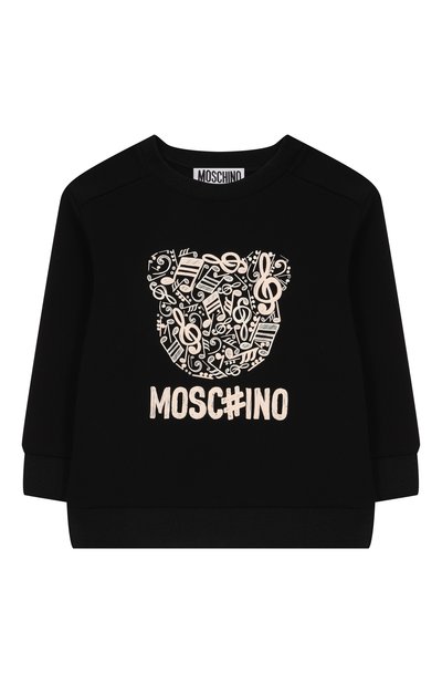 Хлопковый свитшот MOSCHINO, арт. HMF099/LDA58/4-8