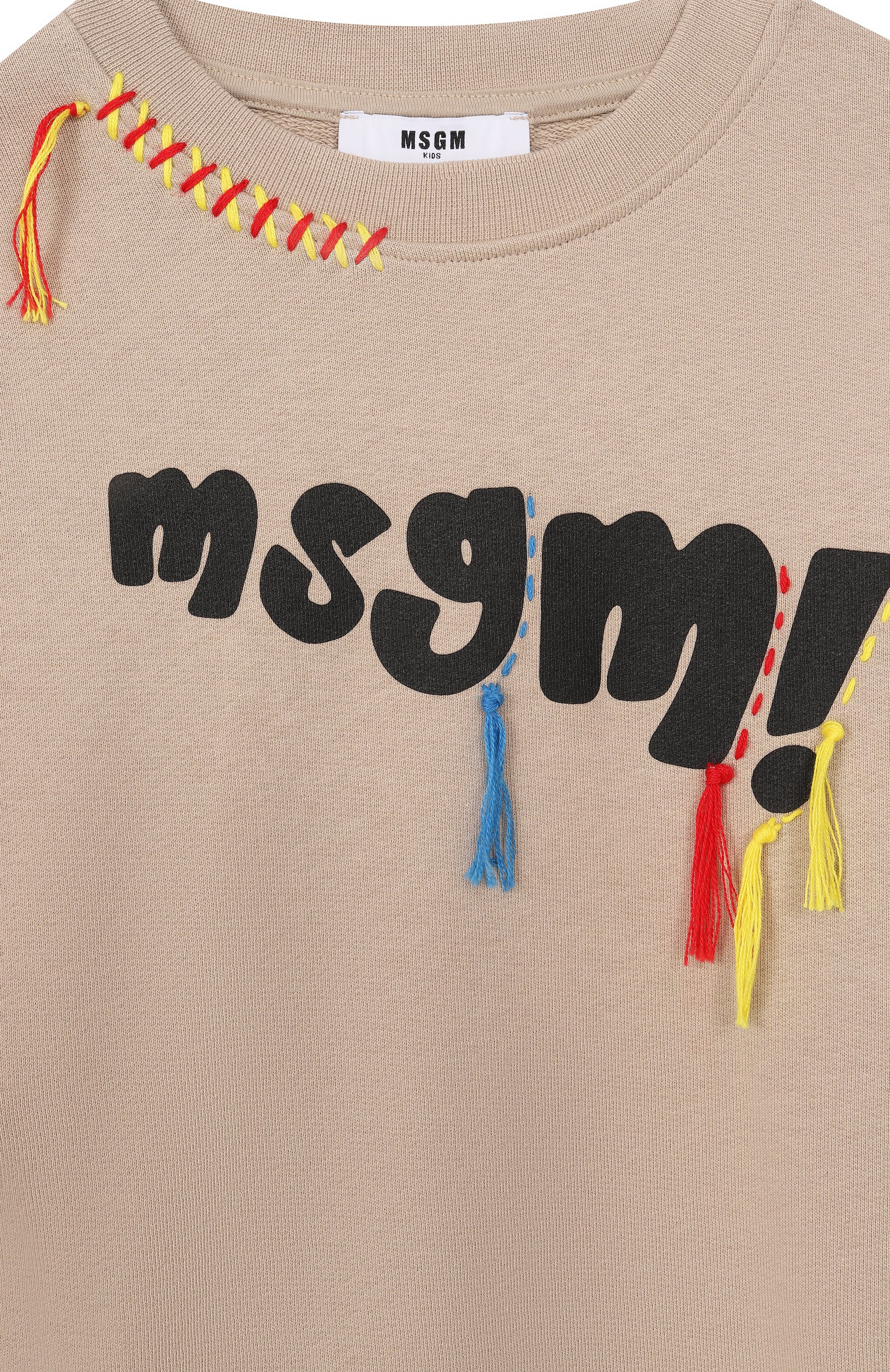 Хлопковый свитшот MSGM KIDS, арт. S6MSJUSW142, фото 3