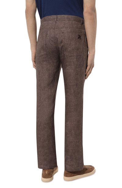 Льняные брюки ZILLI, арт. M0Z-D0180-LIN01/R001, фото 4