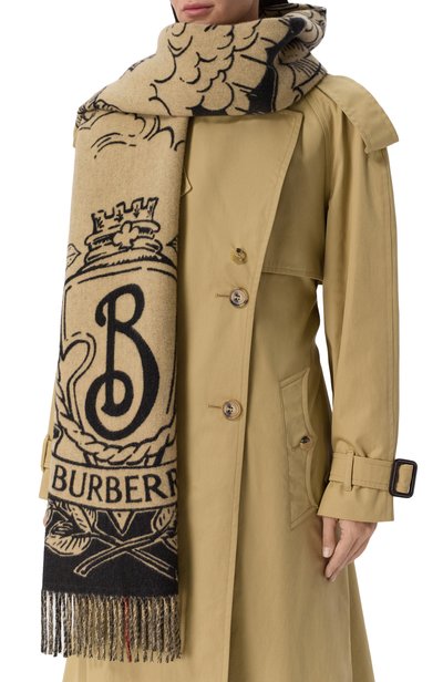 Женский двусторонний шарф из кашемира BURBERRY, арт. 8130408