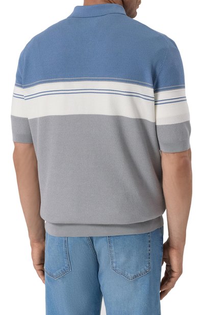 Поло из хлопка и шелка ZILLI, арт. KBP002M0142VTHL00/64, фото 4