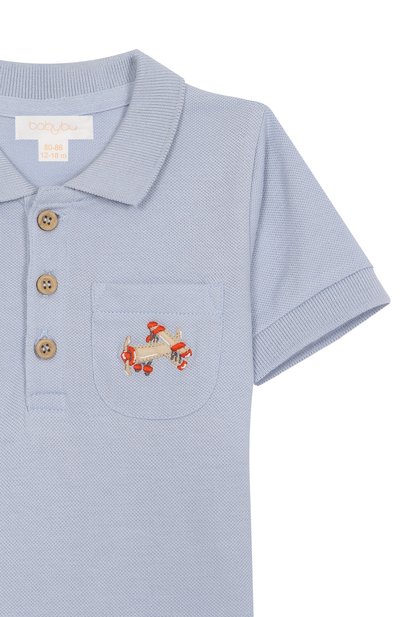 Хлопковое поло BABYBU, арт. BI-D2011S235, фото 3