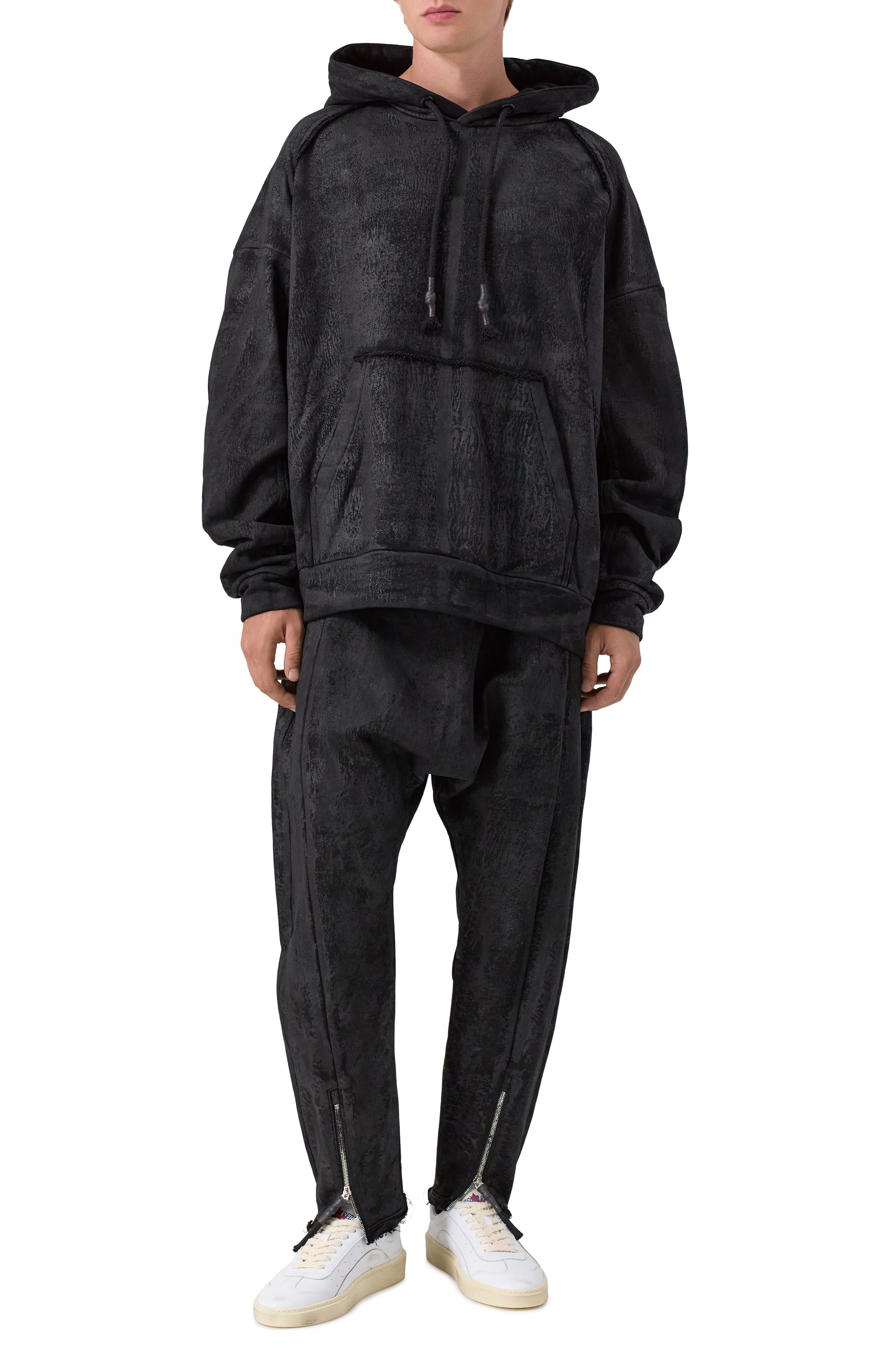 Хлопковое худи 139DEC, арт. SW556-BK-OXIDE, фото 2