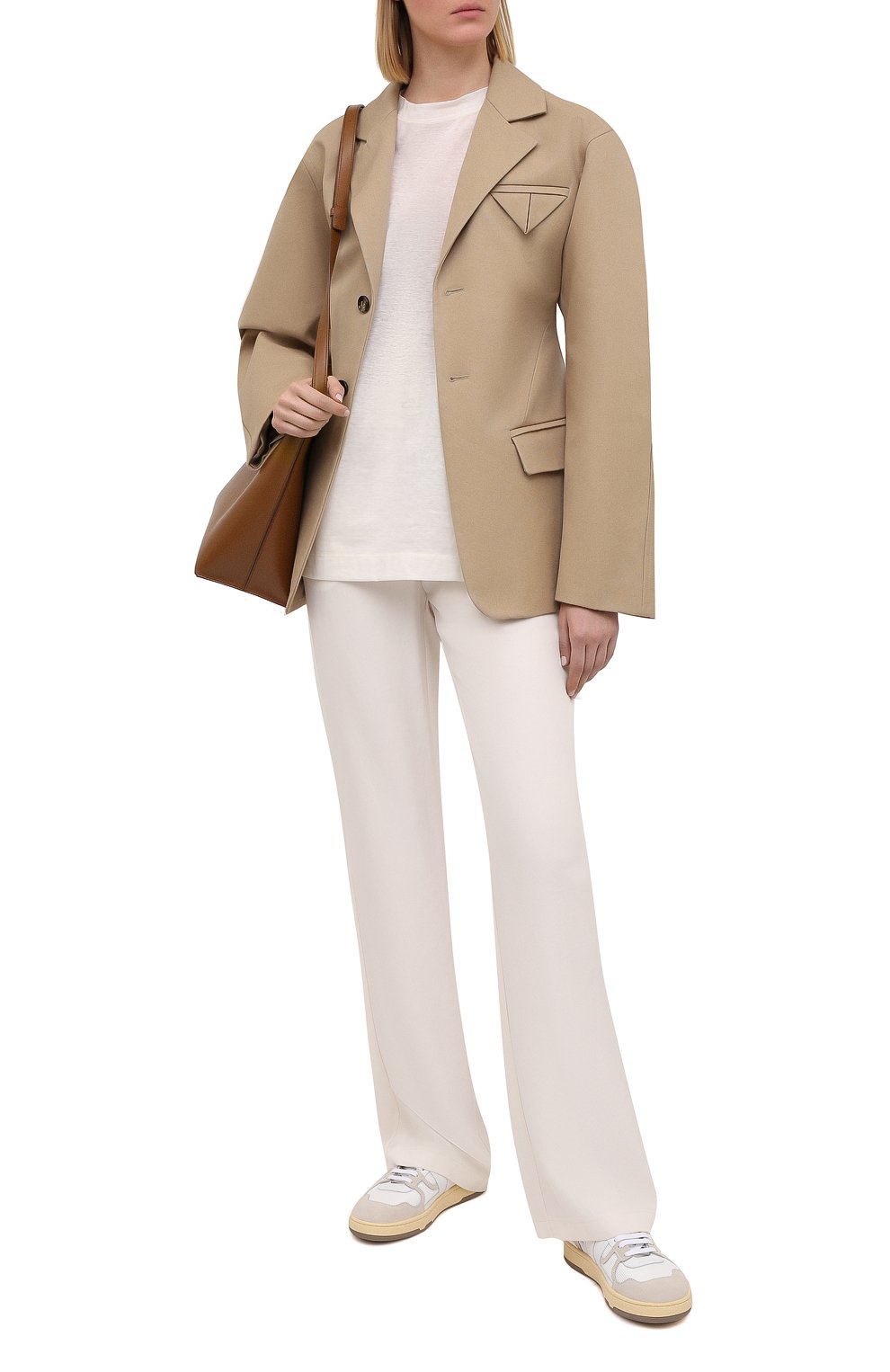 Брюки TOM FORD светло-бежевого цвета по цене 113500 руб., арт. PAW405-FAX185, фото 4 Брюки TOM FORD, арт. PAW405-FAX185, фото 4