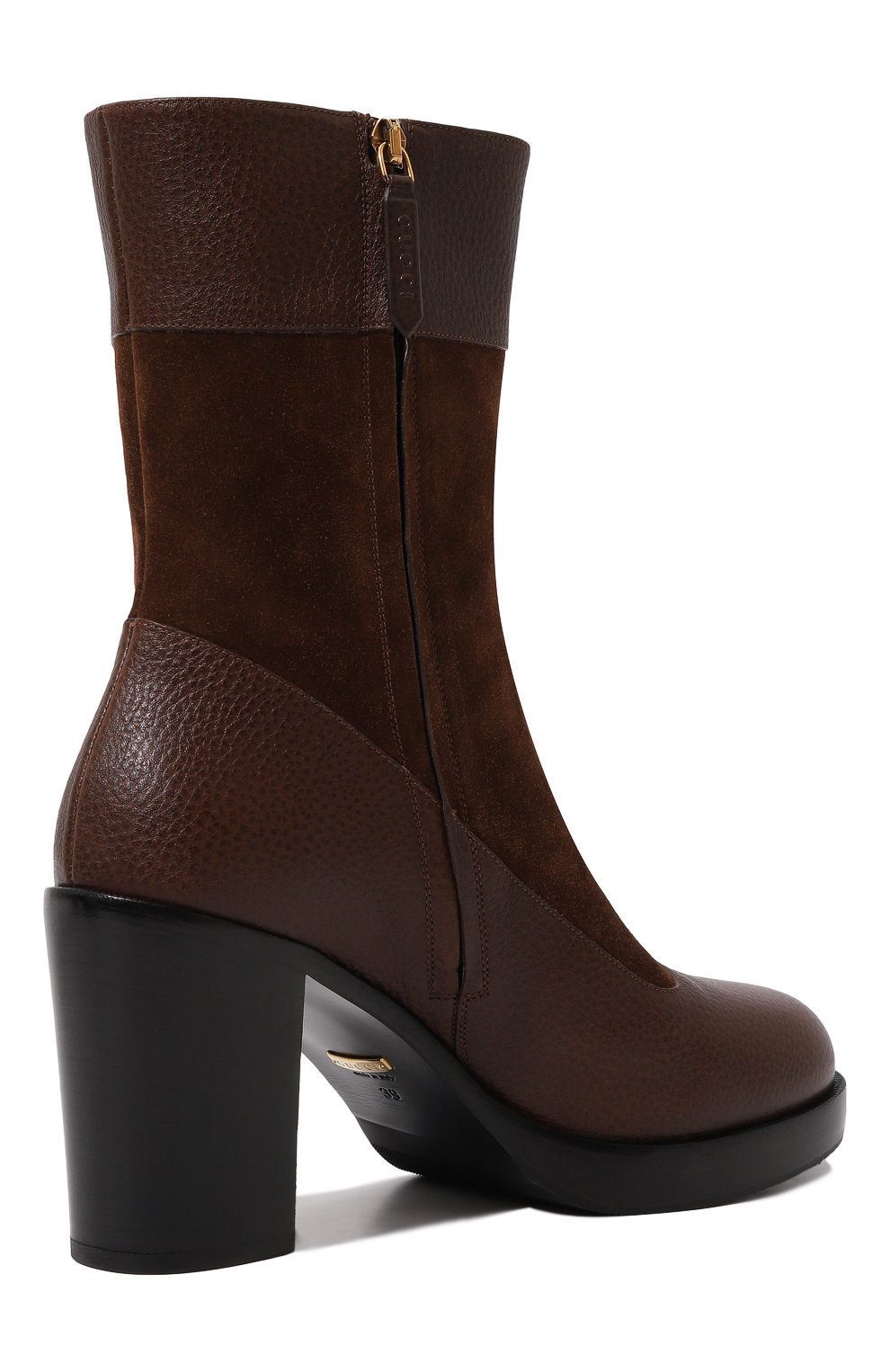 Комбинированные полусапоги GUCCI, арт. 626747 0YX20, фото 5