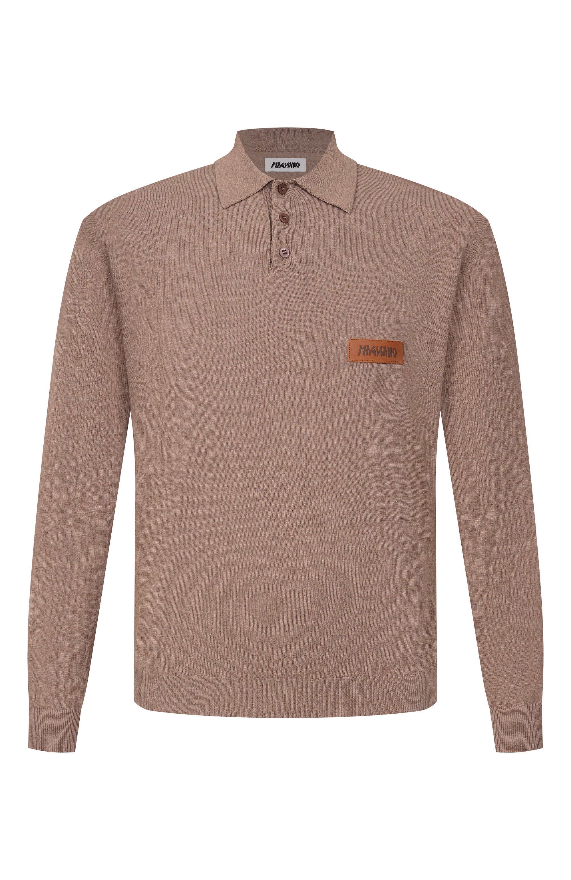 Хлопковое поло MAGLIANO бежевого цвета по цене 86250 руб., арт. MGSS26P001180, фото 1 Хлопковое поло MAGLIANO, арт. MGSS26P001180, фото 1