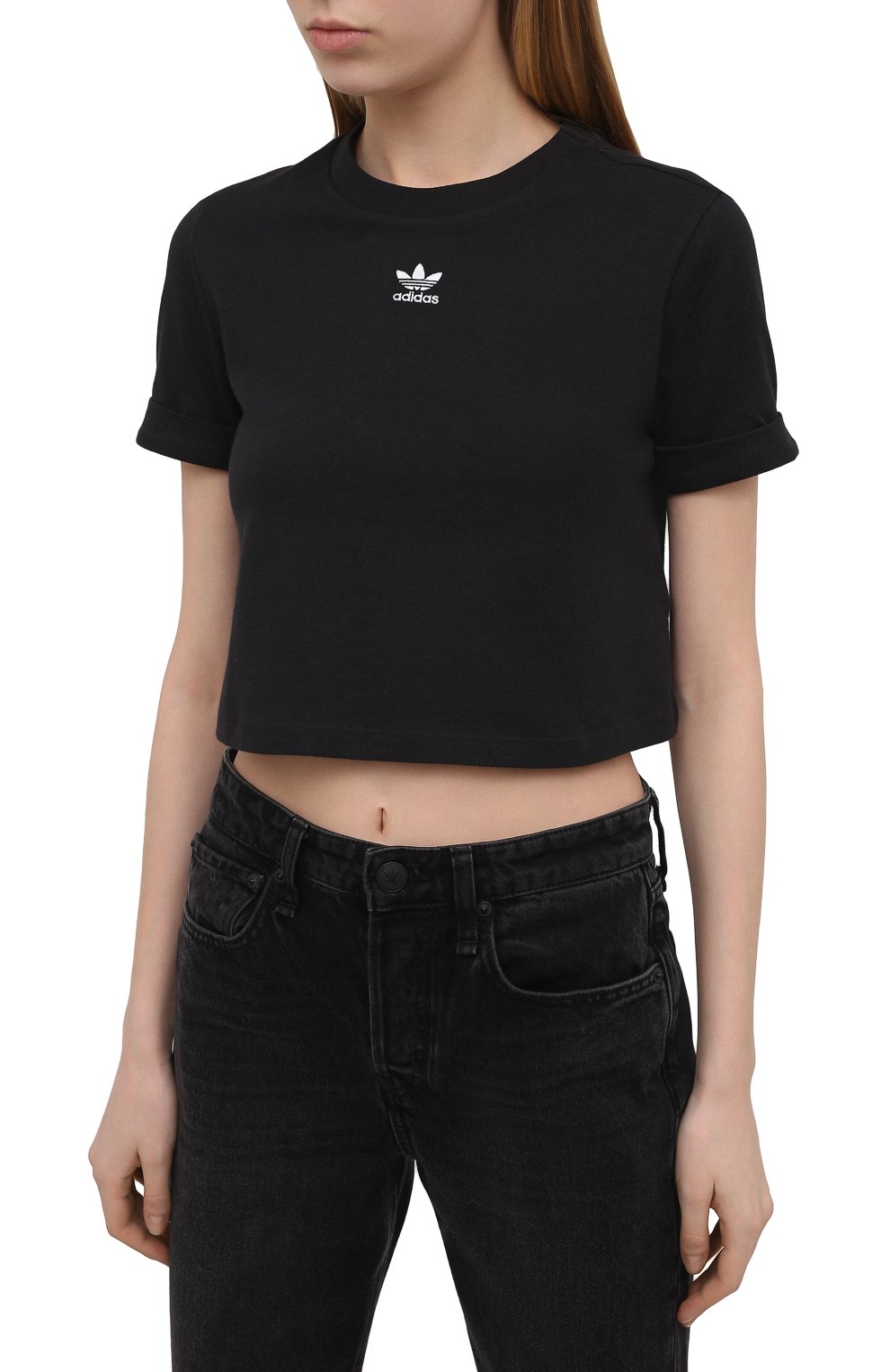 Хлопковая футболка ADIDAS ORIGINALS, арт. GN2802, фото 3