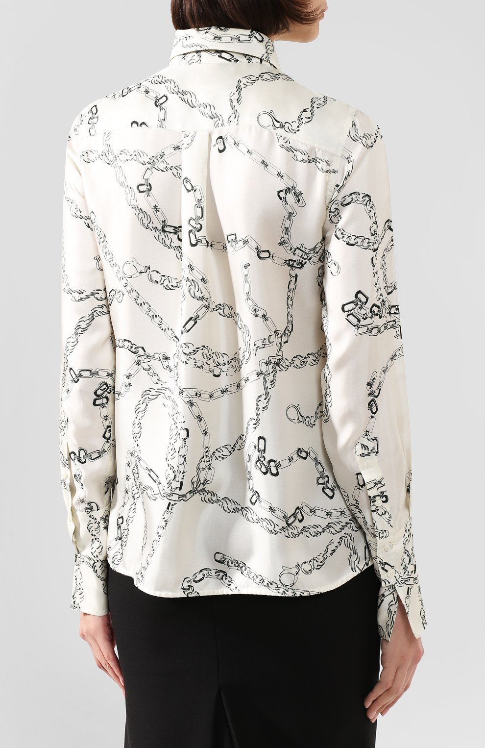 Шелковая рубашка VICTORIA BECKHAM, арт. SH SLM 11105C, фото 4