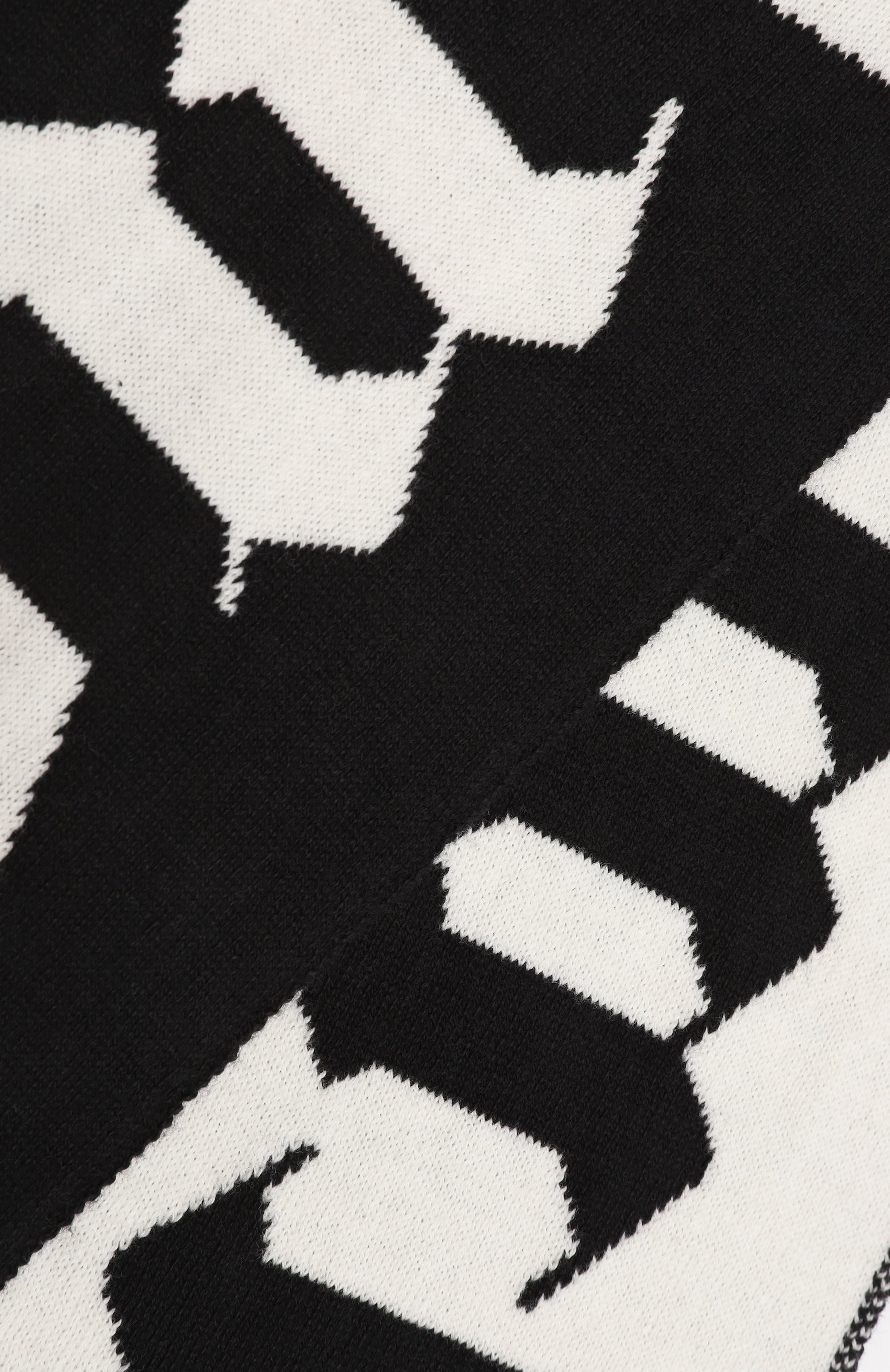 Шарф из хлопка и шерсти PALM ANGELS, арт. PBMA008C99KNI002, фото 2