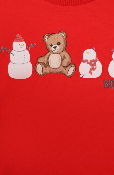 Хлопковый лонгслив MOSCHINO, арт. HU000Z/LAA01/4-8, фото 3