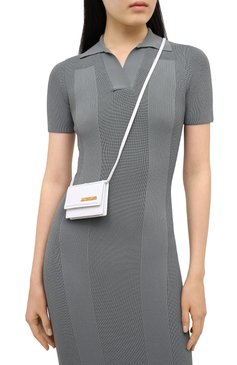 Женская сумка le bello mini JACQUEMUS белого цвета, арт. 203SL03/308100 | Фото 2 (Материал: Натуральная кожа; Ремень/цепочка: На ремешке; Размер: mini; Сумки-технические: Сумки через плечо; Материал сплава: Проставлено; Драгоценные камни: Проставлено)