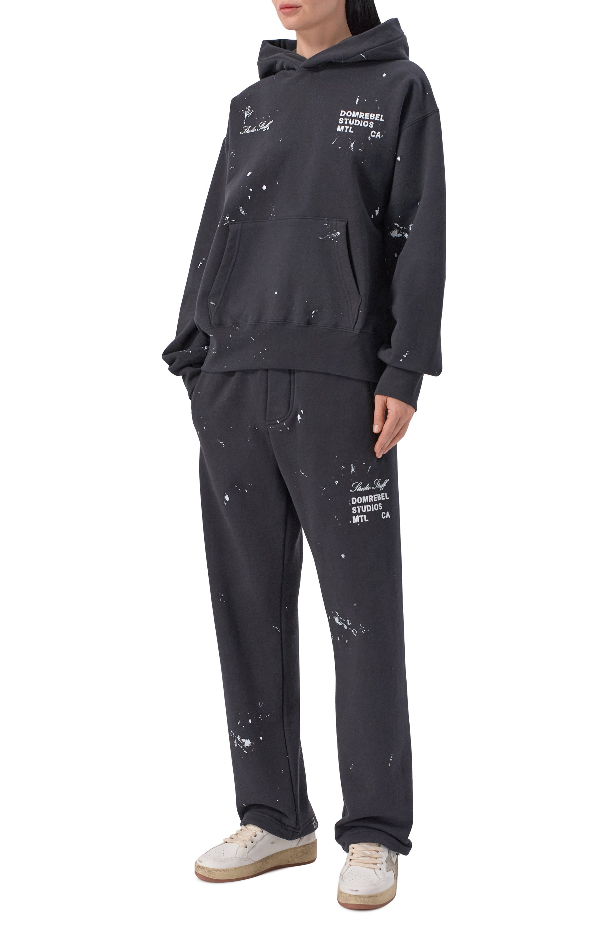 Хлопковые брюки DOMREBEL, арт. STAFF/SWEATPANTS, фото 2