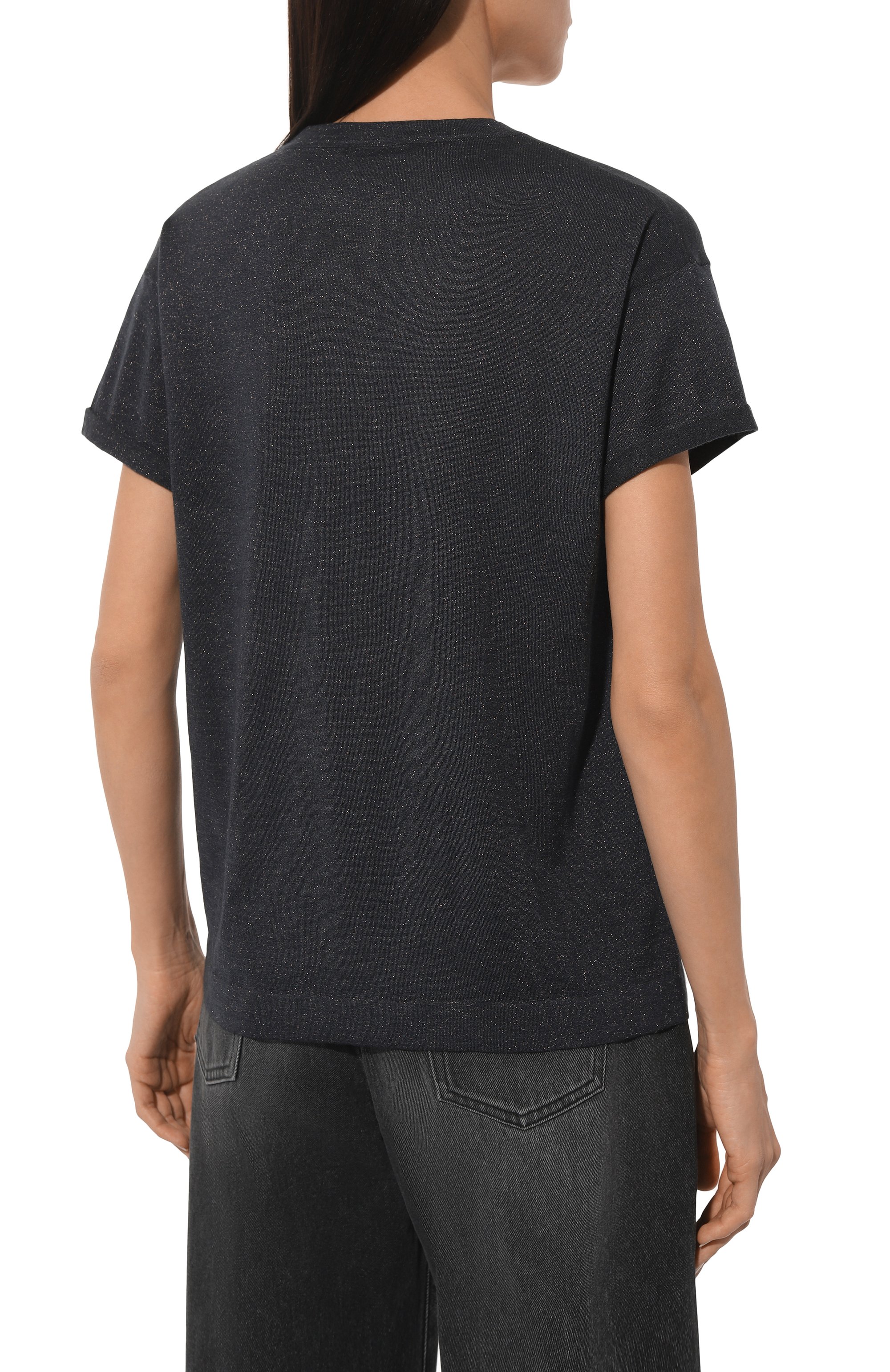 Пуловер из кашемира и шелка BRUNELLO CUCINELLI, арт. M41810000, фото 4