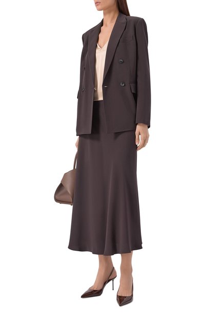 Атласный топ BRUNELLO CUCINELLI, арт. MPC59BD802, фото 2